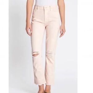 MOTHER High-Waisted Rascal Ankle Straight Leg Jeans Size: M |‎ US 29